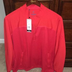 Sunday Red BIG logo Go TO 1/4 adidas golf jacket